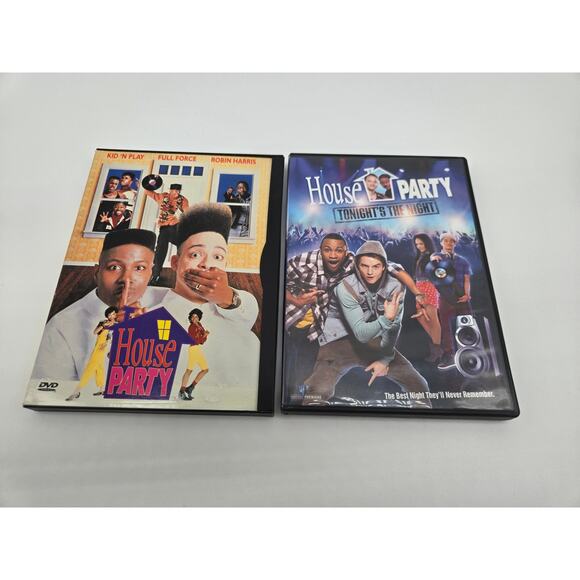 Kid 'N Play "House Party" DVD Movie Collection - Picture 1 of 3